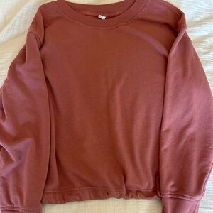 Open back crew neck - size M
